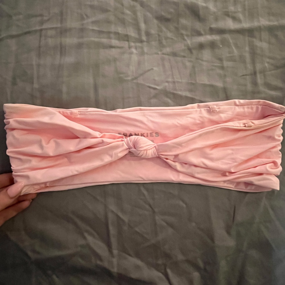 Pink Frankie’s Bikinis bandeau top